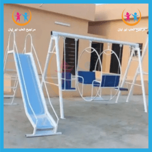 مراجيح حديد كرسي كبير واحد حق بابي واحد عادي سلسلة ما زحليقه حديد من شركة أيان تويز